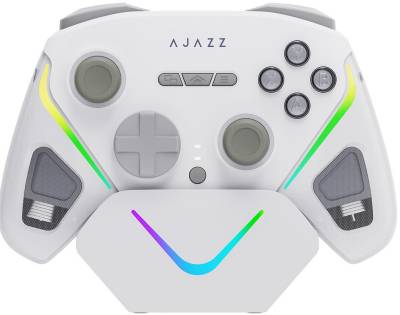 Манипулятор Ajazz GP100S 2.4G/BT/USB Switch/PC/iOS/Android RGB White GP100S-W
