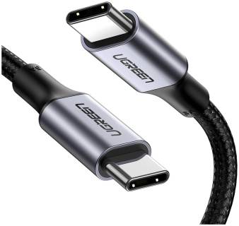 Кабель Ugreen USB-C to USB-C 1.5m US316 100W Space Gray UGR-70428