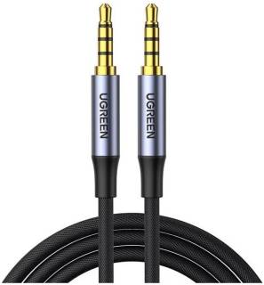 Кабель Ugreen 3.5mm M to 3.5mm M 1.5m (4pin) AV183 gray 20497