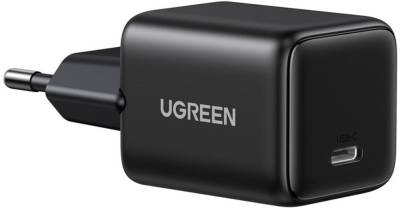 Зарядка Ugreen X513 USB-C PD30W QC4.0 GaN black 65007