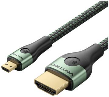 Кабель Vention HDMI M to HDMI micro M 2.1m V2.0 8K 60Hz green AGKGH