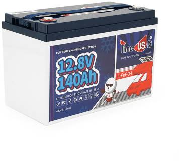 Аккумулятор Timeusb 12.8V 140Ah 1792Wh BMS 50A T12V140-100-BASIC-4-A100