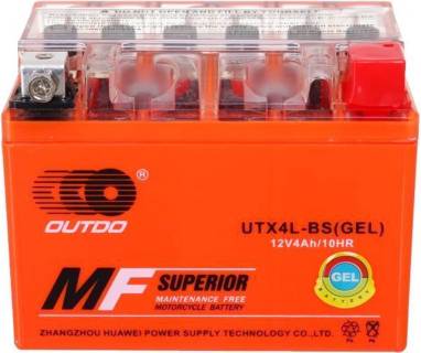 Аккумулятор Outdo UTX4L-BS GEL