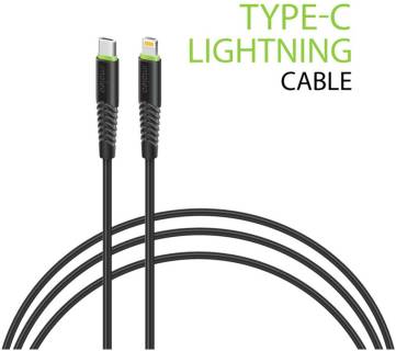 Кабель Intaleo USB-C to Lightning 1.2m CBFLEXTL1 18W black 1283126542459