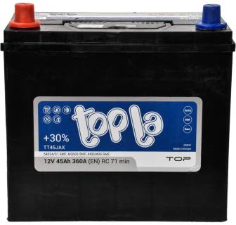 Аккумулятор Topla 45 Ah/12V Top/Energy Japan 118 145