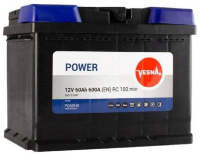 Аккумулятор Vesna 60 Ah/12V Power 415 162
