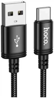 Кабель HOCO USB 2.0 AM to USB-C 3.0m X91 Radiance black 6931474788726