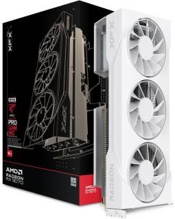 Видеокарта XFX Swift AMD Radeon RX 9070 OC White Triple 90mm Fan Gaming Edition 16GB RX-97SWFT3W7