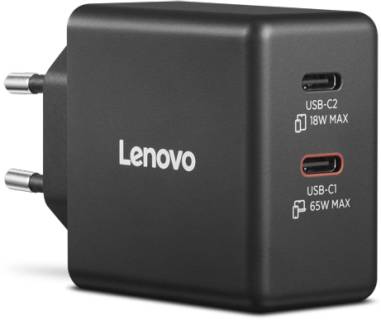 Зарядка Lenovo Dual USB-C 65W GaN Charger 40AW065BEU
