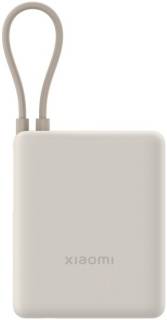 Павербанк Xiaomi 10000mAh 33W Integrated Cable Beige BHR9333GL