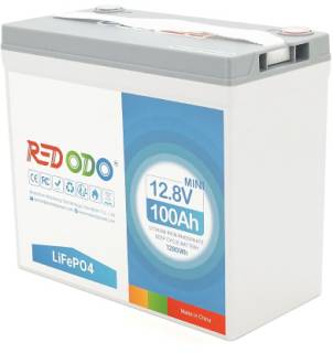 Аккумулятор Redodo 12.8V 100Ah, 1280Wh, BMS 100A, Mini R12V100-100-MINI16-A60