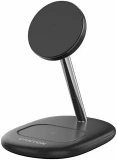 Зарядка Canyon wireless charger WCS-205 15W Qi2 2in1 w/o adapter CNS-WCS205BW/A