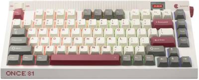 Клавиатура Thunderobot ONCE81 Tri-mode Fire Switch UA Gray 6974511793598