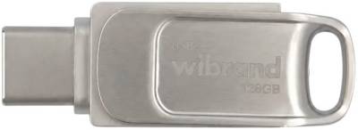 Флешка Wibrand 128GB Bee Silver USB 3.2/Type-C WI3.2TC/BE128TC039S