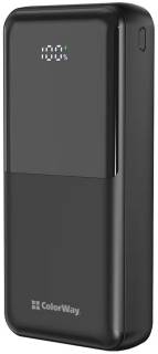 Павербанк ColorWay 20 000 mAh DigiPower PD/22.5W, QC/4.0, Black CW-PB200LP01BK