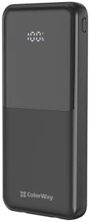 Павербанк ColorWay 10 000 mAh DigiPower PD/22.5W, QC/4.0, Black CW-PB100LP01BK