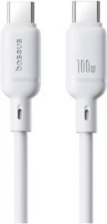 Кабель Baseus USB-C to USB-C 1.0m 100W white P10377704213-00