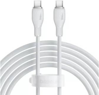 Кабель Baseus USB-C to USB-C 1.0m 100W white P10373000211-00