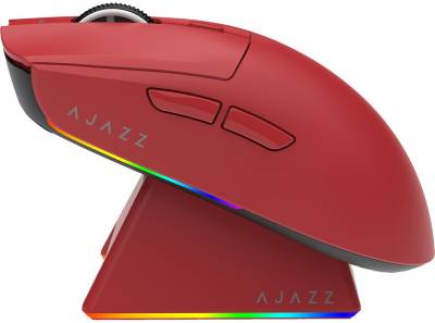 Мышка Ajazz AJ139 V2 MC Wireless/Bluetooth/USB Red AJ139-V2-MC-R