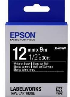 Картридж Epson Tape - LK4BWV Vivid White/Blac C53S654009