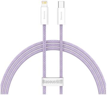 Кабель Baseus USB-C to Lightning 2.0m 20W purple CALD000105