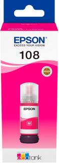Чернило Epson 108 EcoTank Magenta ink bottle C13T09C34A