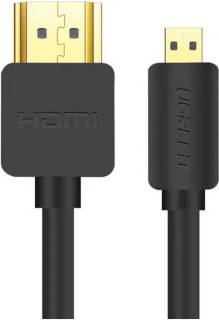 Кабель Ugreen HDMI M to HDMI micro M 1.0m 4K HD127 black 30148