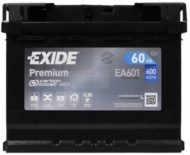 Аккумулятор Exide PREMIUM 60A EA601