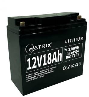 Аккумулятор Matrix 12.8V-18Ah 230.4Wh MLR 1218