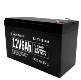 Аккумулятор Matrix 12.8V-6Ah 89.6Wh MLR 1206