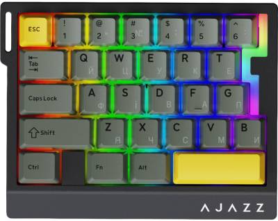 Клавиатура Ajazz AK029 Ice Island Magnetic Switch USB UA Black/Yell AK029-I-BY
