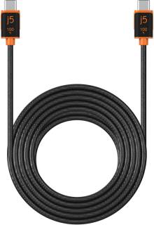 Кабель J5Create USB-C to USB-C 1.8m 100W (20V/5A) premium JUCX25L18-N