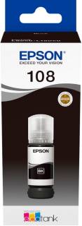 Чернило Epson 108 EcoTank Black ink bottle C13T09C14A