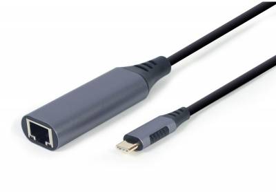 Сетевой адаптер CABLEXPERT USB-C to RJ45 Ethernet 1000Mbps A-USB3C-LAN-01