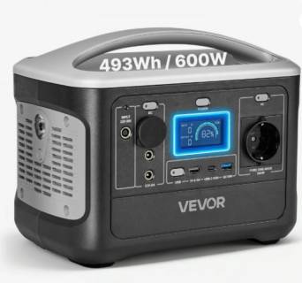 Зарядная станция Vevor Portable Power Station M6 600W/493Wh Vevor_M6