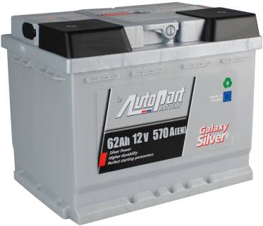 Аккумулятор Autopart 62 Ah/12V Galaxy Silver ARL062-GAS0