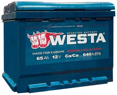Аккумулятор Westa 6CT-65 А (0)