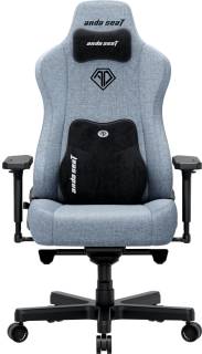 Кресло AndaSeat Kaiser 3E Fabric XL Gray/Blue AD23YC-XL-09-T-CF-T01