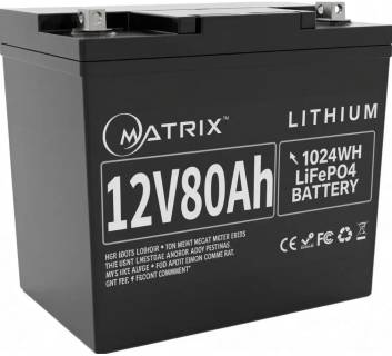 Аккумулятор Matrix 12.8V-80Ah 1024kWh MLR 1280