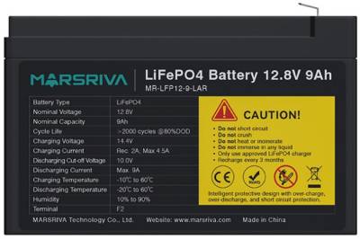 Аккумулятор MARSRIVA MR-LFP12-9-LAR