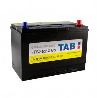 Аккумулятор TAB 105 Ah/12V  Polar S EFB JIS Euro 212 005