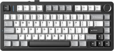 Клавиатура Aula F75 HE Dragan King Magnetic Switch Black/White 6978080506993