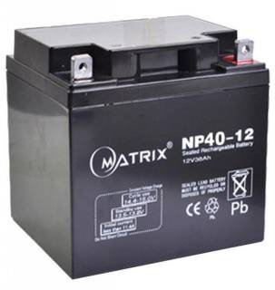 Аккумулятор Matrix 12V 40AH NP40-12