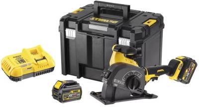 Штроборез DeWALT 54V XR FLEXVOLT Li-lon, диск 125х22.23 мм, 2x6Ah, DCG200T2