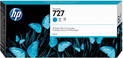 Картридж HP DJ No.727 XXL Cyan 300-ml F9J76A