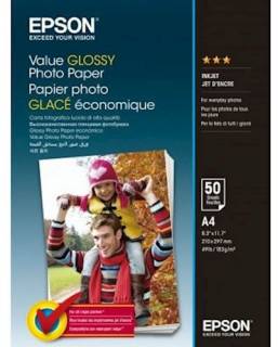 Фотобумага Epson A4 ValueGlossyPhPaper 50sheets C13S400036