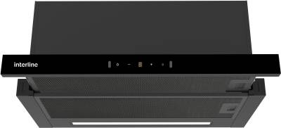 Вытяжка INTERLINE SLIM PLUS GLASS BL A/60