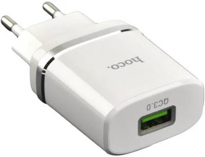 Зарядка HOCO C12Q Smart QC3.0 charger White 6931474716262