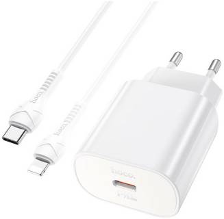 Зарядка HOCO N22 Jetta USB-C PD25W + cable USB-C to Lightning W 6931474760074
