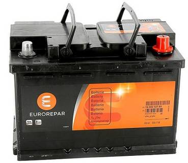 Аккумулятор Eurorepar 74Ah 680A R+ 1648431780